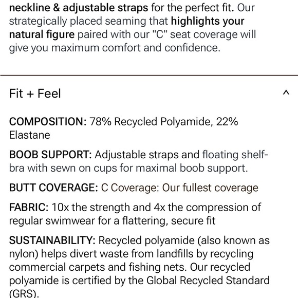 Summer salt One Piece Swimsuit Seascape Sweetheart - Picture 3 of 3